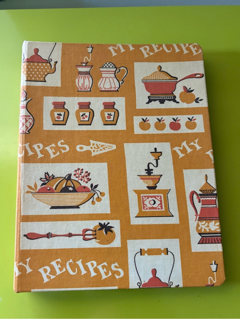 Vintage 1960s My Recipes Binder Book